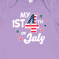 thumbnail image 4 of Inktastic My 1st 4th of July with Striped Stars Boys or Girls Baby Bodysuit, 4 of 5