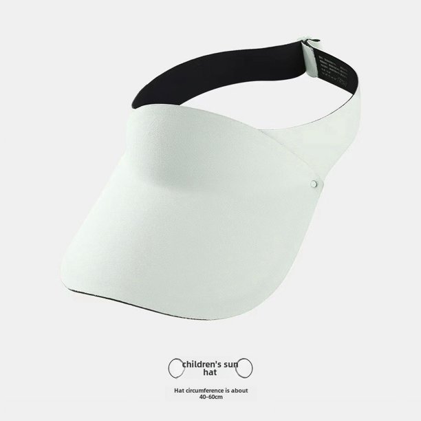 Sombrero de verano para niños, protector solar, para deportes al aire libre, antiultravioleta, de seda helada, sin marcar, con la parte superior vacía