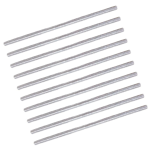 10 tiras decorativas para aire acondicionado de coche, para todas las salidas de ventilación rectas. Blanco