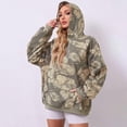 thumbnail image 7 of Hpapadks Womens Camo Hoodies Maple Leaf Print Oversized Hooded Sweatshirt Pullover Sweatshirts Long Sleeve with Pocket, 7 of 7