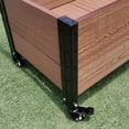thumbnail image 3 of Mobile Deckside Planter w/ Trellis Brown, 3 of 9