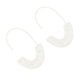 thumbnail image 3 of Pendientes en Forma de U Sonducket con Estampado de Leopardo Blanco, 3 of 6