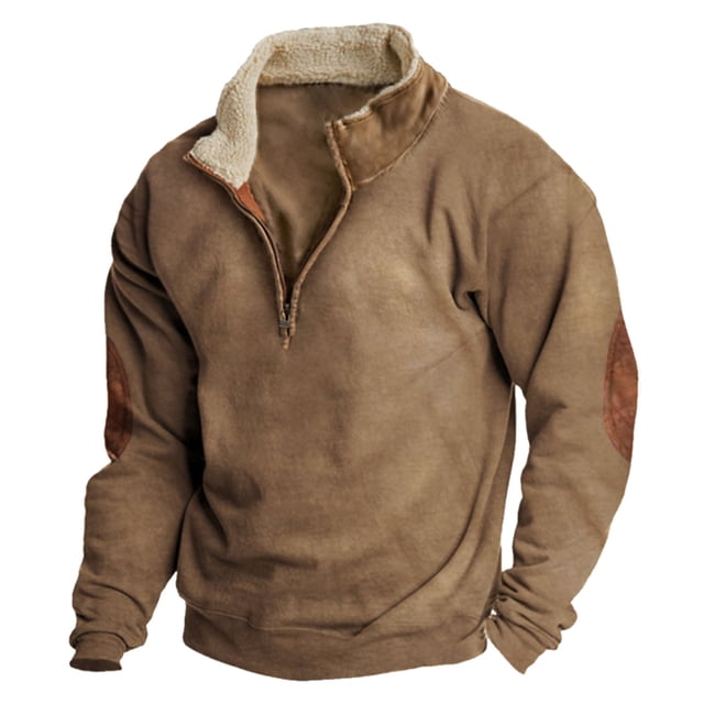 Sweat à Capuche Homme Hiver Couleur Unie Confortable Décontracté Manches Longues Sans Capuche