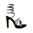 thumbnail image 2 of SANDALIA DE VESTIR TACON LEON MUJER NEGRO NOBUCK 343439, 2 of 4