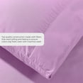 thumbnail image 4 of Duvet Cover Queen [3-Piece, Lilac] - 1 Comforter Protector with Zipper Flap and 2 Pillow Shams - Hotel Luxury 1800 Brushed Microfiber - Ultra Soft, Cool and Breathable Comforter Cover, 4 of 7