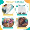 thumbnail image 3 of joogoo Highland Cattle Flowers Boys Swim Trunks Beach Swimsuit Shorts Boxer 5-6T, 3 of 8