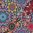 thumbnail image 4 of Yayeee Shower Curtain with Hooks 72"x72" Waterproof Fabric Bathroom Hanging Decor, Colorful Mandala Pattern, 4 of 5