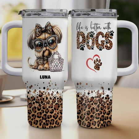 

Personalized Dog Tumbler with Brussels Griffon Dog’s Name – Custom Travel Coffee Cup 40oz Travel Coffee Cup Gift for Mother s day Father s day Christmas rceHBK