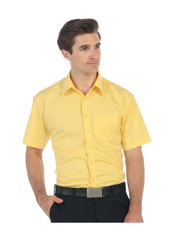 Short Sleeve Dress Shirt Men