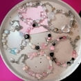 thumbnail image 2 of GKNET Goth Harajuku Cute Y2k Handmade Aesthetic Heart Star Charm Beads Bracelet WY4-A2, 2 of 9