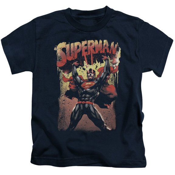 Superman - Lift Up - Juvenile Short Sleeve Shirt - 4