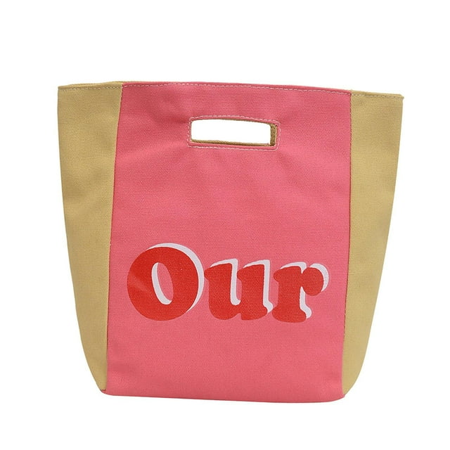 Bolso de lona de gran capacidad, bolso de mano de viaje, moderno Rosa