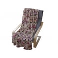 thumbnail image 3 of Flower Soft Flannel Fleece Throw Blanket, Floral Pattern with Roses Twig Warm Colors Flower Arrangement Bouquets, Cozy Plush for Indoor and Outdoor Use, 70" x 90", Tan Pink Dark Green, by Ambesonne, 3 of 5