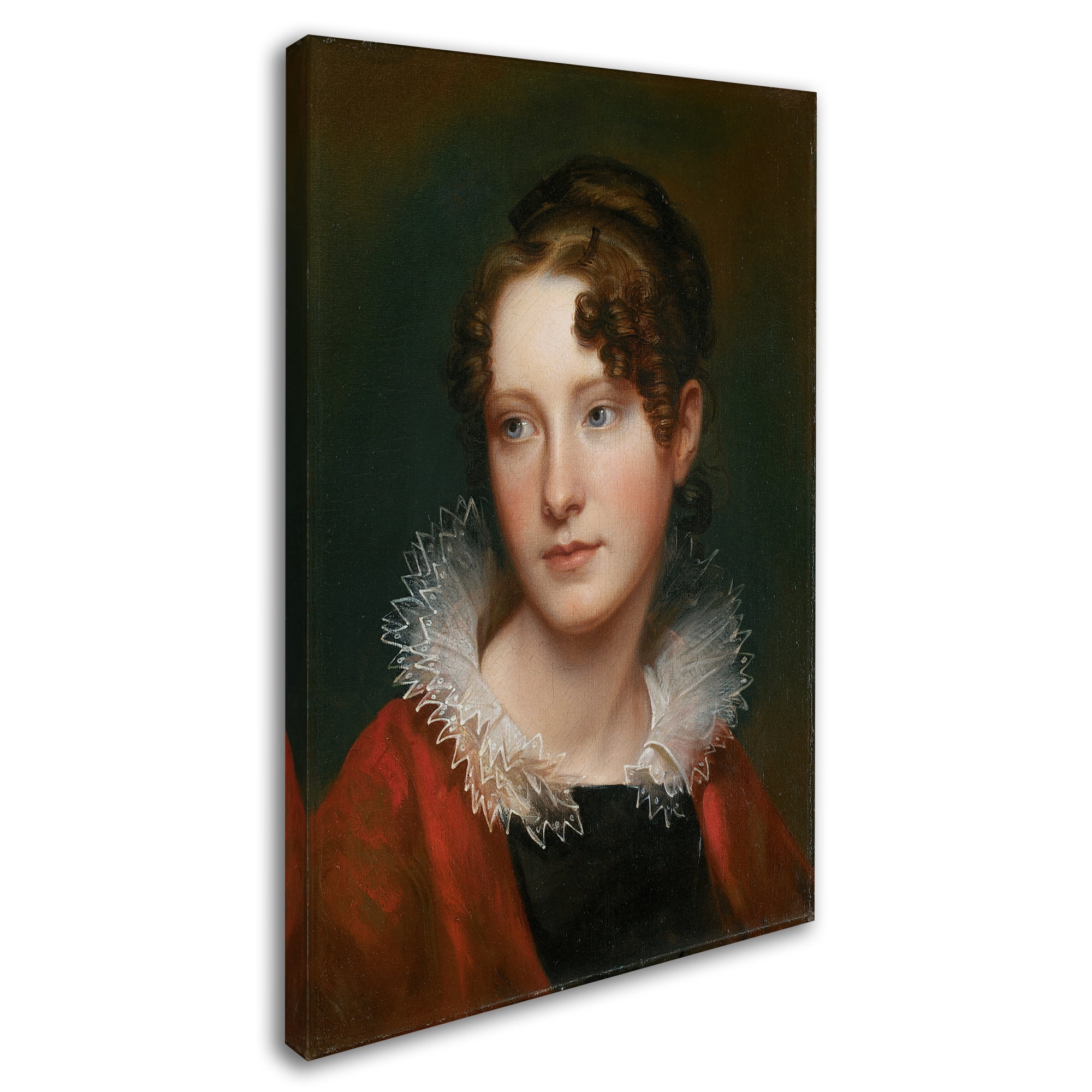 Trademark Fine Art 'Portrait Of Rosalba Peale' Canvas Art by Rembrandt Peale