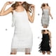 thumbnail image 2 of Sonducket Vestido de mujer sin mangas empalme verano fiesta Club viaje Color sólido vestidos poliéster niñas moda Casual regalo Vestidos L Argent Sonducket AP009477-08, 2 of 6