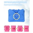 thumbnail image 7 of GSFY Case Compatible with iPad Air 11 inch M3 2025 / M2 2024, iPad Air 10.9 4th&5th Gen 2022/2020, Light EVA 360° 3D Butterfly Kickstand Shockproof Case Cover with Pencil Holder, Blue BTFLY, 7 of 7