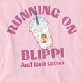 thumbnail image 2 of Blippi Running on Blippi and Iced Coffee Women's T Shirt, Pink, X-Large, 2 of 4
