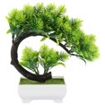 thumbnail image 4 of ChokIndoor Bonsai Tree Live Plant Flowers Simulated Green Pots, 4 of 8