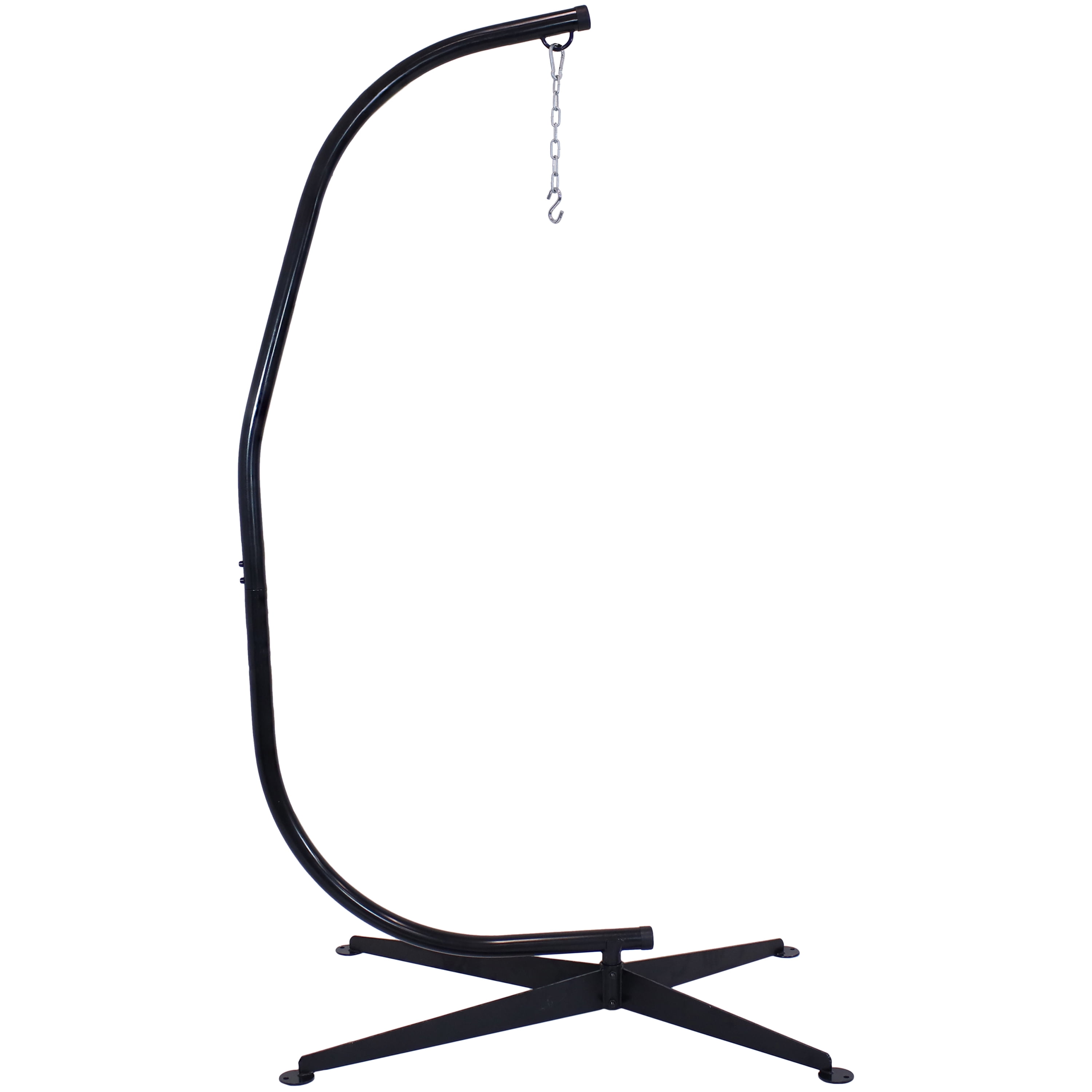 Sunnydaze Hammock Chair Stand Only Metal CStand for Hanging Hammock
