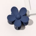 thumbnail image 1 of Pinza de pelo con forma de flor para mujer, pinzas de garra, accesorios para la cabeza (azul oscuro) Ehuebsd Cuidado Belleza, 1 of 6