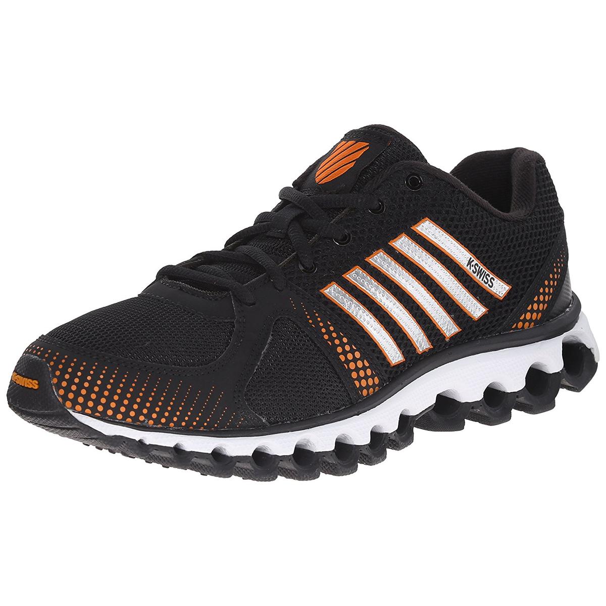 K-Swiss - K-SWISS X-160 CMF Mens Black/Orange Po Sneakers ...