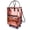 Rose Gold, variant on Reusable Grocery Bag on 5 Wheels, Foldable Rolling Tote Bag with Handle and Zipper Cover, 4 Pockets, Heavy Duty Shopping Cart for Laundry, Market & Trave (Rose Gold, Medium_67L)