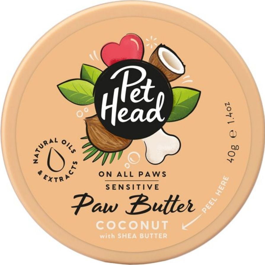 Pet Head Sensitive Paw Butter for Dogs Coconut with Shea Butter [Dog