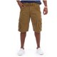thumbnail image 1 of XRAY Mens Belted Double Pocket Casual Cargo Shorts, beige, 40, 1 of 1