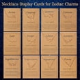 thumbnail image 2 of Set de Amuletos Zodiacales Hicarer 72 Piezas con Cadenas para Collares, 2 of 6
