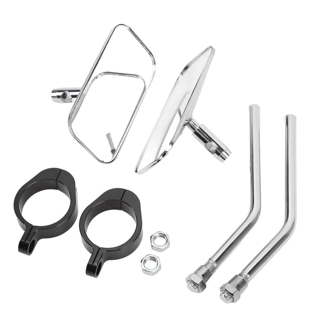 Espejo retrovisor de motocicleta Jadeshay kit de espejos cuadrados Tipo A