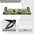 thumbnail image 4 of Jeiento Golf Ball Print Golf Cart Seat Covers, Breathable, Universal Fit for 2-Person Seats, Green, 4 of 5