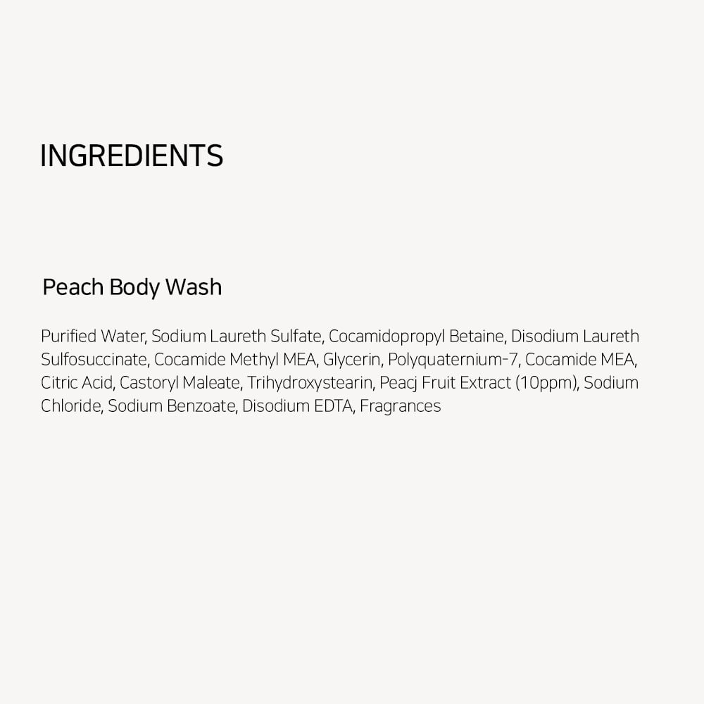 Shower Mate Body Care PEACH BODY WASH 1200g