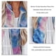 thumbnail image 2 of Tie Dye Sleeveless Fleece Vest, Comfortable Sleeveless Fleece Fluffy Vest Lightweight For Girls For Winter ANGGREK Otros, 2 of 6