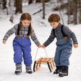 thumbnail image 2 of Hotiary 2-6Y Toddler Baby Boys Girls Winter Warm Thicken Bib Pants Windproof Ski Snow Pant With Pockets, 2 of 9