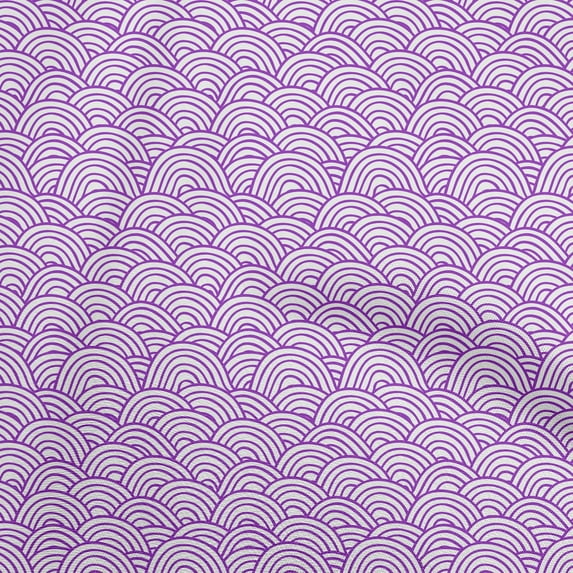 oneOone Cotton Poplin Purple Fabric Asian Traditional Japanese Sewing Craft Projects Fabric Prints By Yard 42 Inch Wide
