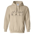 thumbnail image 1 of Skyline Bali Hoodie Sweatshirt Unisex 3X-Large Sand, 1 of 5