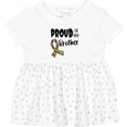 thumbnail image 3 of Inktastic Proud of My Brother Autism Awareness Puzzle Piece Ribbon Girls Baby Dress, 3 of 5