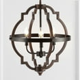 thumbnail image 5 of JONATHAN Y Ogee 16.75" 3-Light Adjustable Iron Rustic Industrial LED Pendant, Oil Rubbed Bronze, 5 of 8