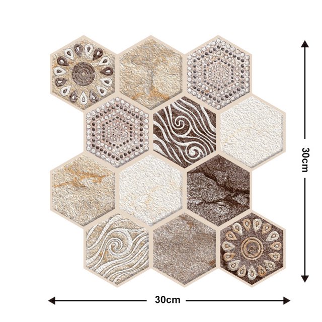 Pegatinas de pared autoadhesivas de PVC 3D en blíster que embellecen el estilo alternativo europeo de renovación de viviendas, artefactos sin filtraciones