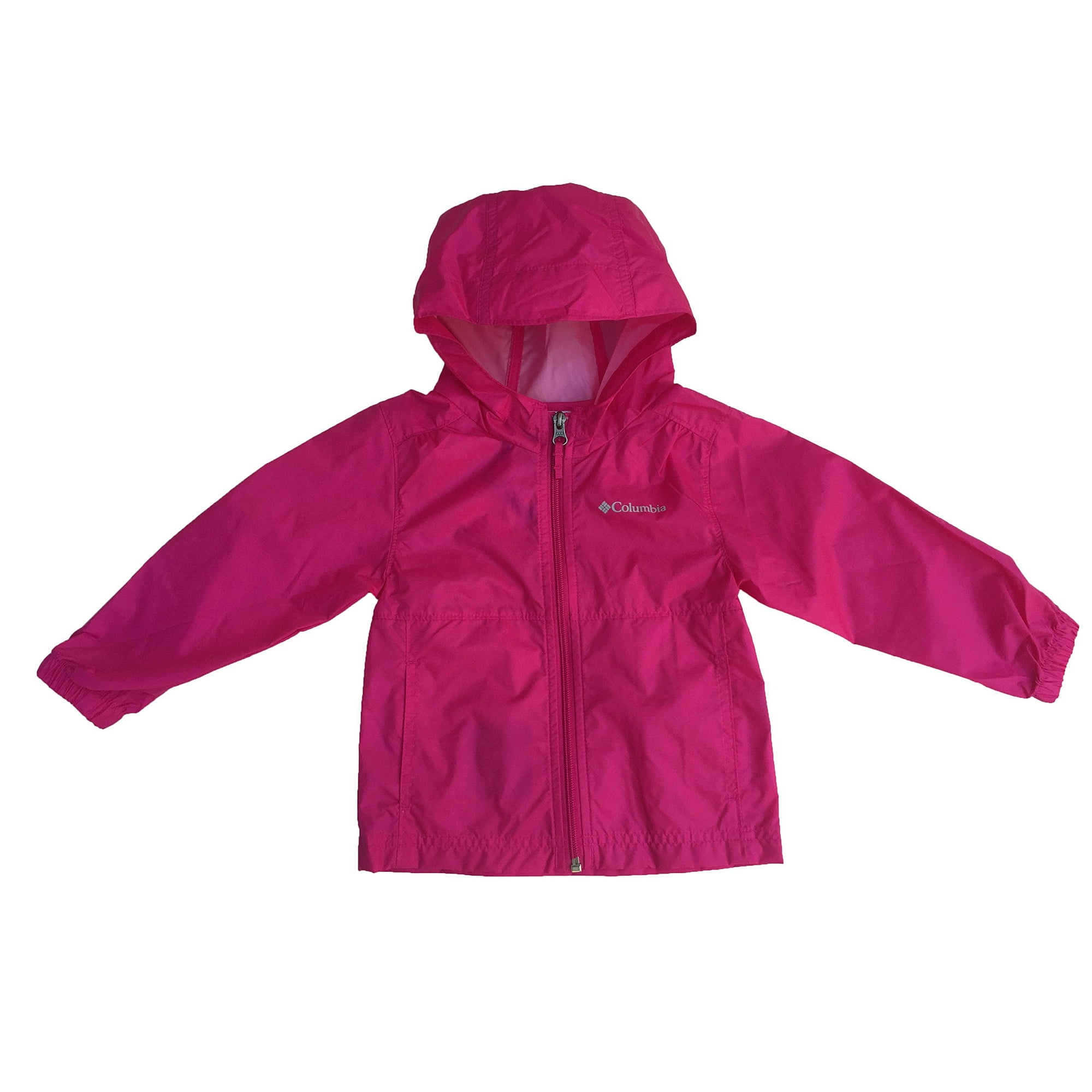 Columbia Little Kids Rain Jacket 3T Haute Pink Walmart