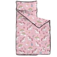 thumbnail image 2 of Unicorn and Star Pink Pattern Teens Toddler Nap Mat with Pillow, Sleeping Mat Bag for Preschool Daycare 51"x22", 2 of 6