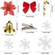 thumbnail image 2 of Juego de 120 Adornos Navideños Xihbxyly En Purpurina, 2 of 5