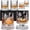 4, variant on Borikise Spinning Whiskey Glasses 1/4 PCS 9.5oz Lead-Free Old Fashioned Rocks Glassware for Bourbon Scotch Tasting