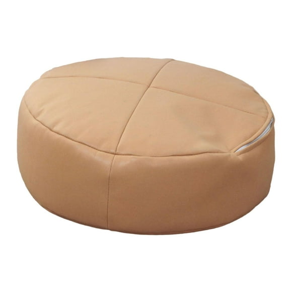 DOLITY Table Pouf Soft Lazy Janpanese Ottoman Seat for Living Room Floor Sit Pier orange