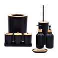 thumbnail image 4 of Set de accesorios de baño BLESIY Dispensador de jabón líquido negro, 4 of 8