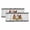 Black, White, Red, Amber, variant on Farmhouse Rooster Valances for Windows, Decorative Rod Pocket Window Valance Curtains, Country Chicken Animals Vintage Buffalo Check Short Curtain Drapes for Kitchen, 2 Panels, 42" W x 12" L