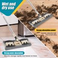 thumbnail image 4 of Microfiber Dust Mops with Adjustable Handle 360 ° Rotating Floor Cleaning Mop with 3 Replacement Mop Pads Scraper Portable Flat Floor Mops Wet or Dry Microfiber Cleaning Mop for Floor Home Office, 4 of 11