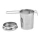 thumbnail image 2 of Colador de té de acero inoxidable, infusor de té, resistente, de gran capacidad, fácil de limpiar, accesorio de cocina, multiusos, con filtro de tapa., 2 of 8