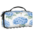 thumbnail image 2 of Herdesigns Blue Floral Hydrangea Carry Case Compatible for Nintendo Switch OLED Model 2021/Switch 2017, Protective Travel Switch Carrying Case with 20 Game Card Slots for Switch Console & Accessories, 2 of 8