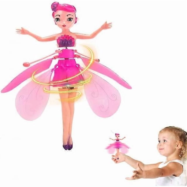 Magic flying fairy princess doll, flying fairy doll toy for girls, sky dancer flying doll flying toy